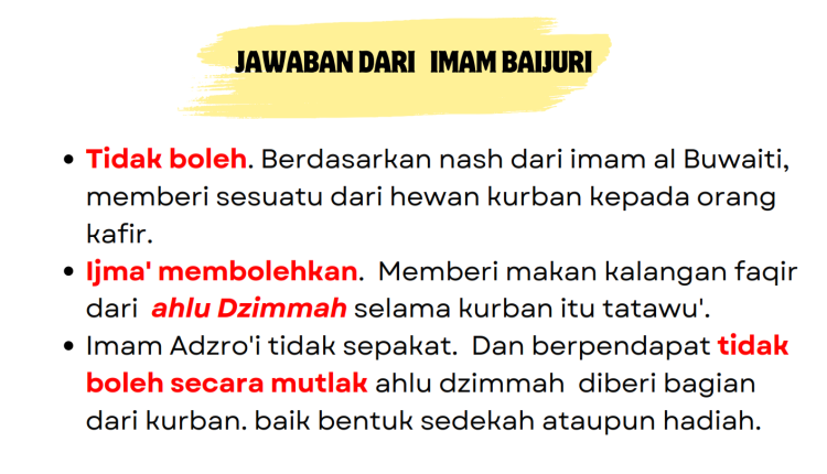 SIapa yang berhak menerima daging kurban 011